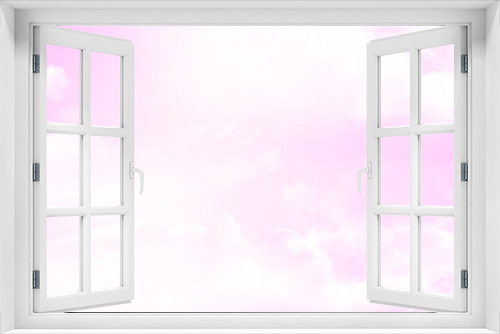 Fototapeta Naklejka Na Ścianę Okno 3D - abstract watercolor pink sky background