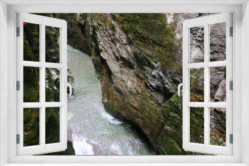 Fototapeta Naklejka Na Ścianę Okno 3D - The gorges of Fier are very narrow and deep gorges in Haute-Savoie just next to Annecy