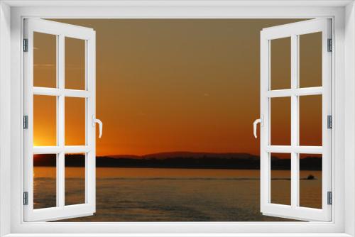 Fototapeta Naklejka Na Ścianę Okno 3D - Sunset on Lake Constance