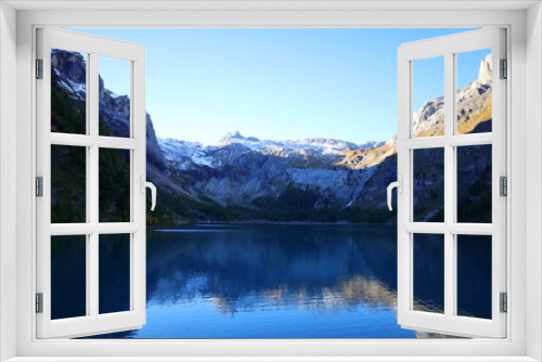 Fototapeta Naklejka Na Ścianę Okno 3D - View on a lake in Switzerland