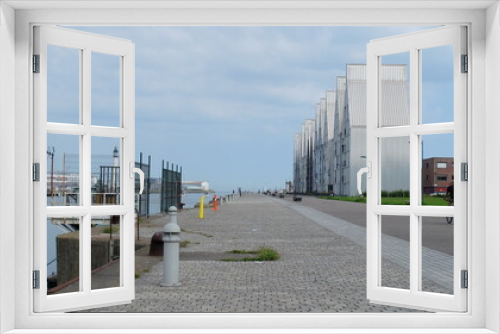Fototapeta Naklejka Na Ścianę Okno 3D - Quai de la Cunette Dunkirk Dunkerque Dünkirchen France Frankreich	