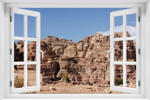 Fototapeta Naklejka Na Ścianę Okno 3D - Wadi Musa archeological site Petra in Jordan