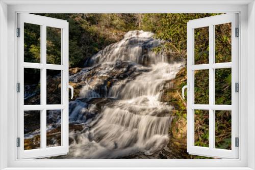 Fototapeta Naklejka Na Ścianę Okno 3D - glen falls highlands north carolina