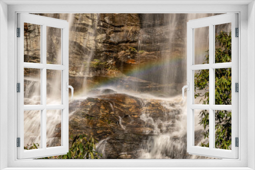 Fototapeta Naklejka Na Ścianę Okno 3D - glen falls highlands north carolina