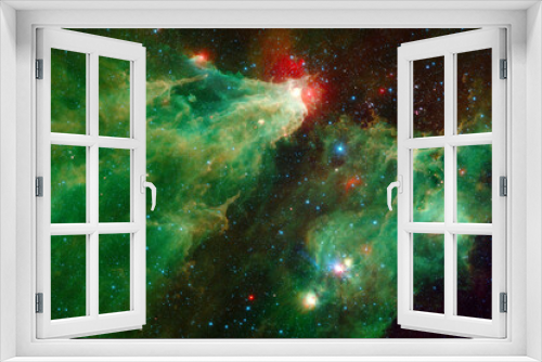 Fototapeta Naklejka Na Ścianę Okno 3D - Cosmos, Universe, Nebula, Cepheus C and Cepheus B Region, Spitzer Space Telescope 