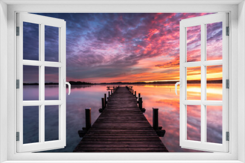 Fototapeta Naklejka Na Ścianę Okno 3D - sunrise