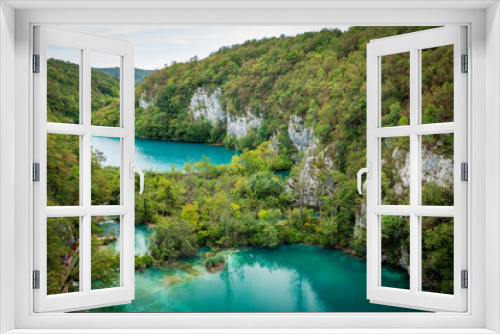 Fototapeta Naklejka Na Ścianę Okno 3D - Plitvicer Seen Nationalpark, Kroatien