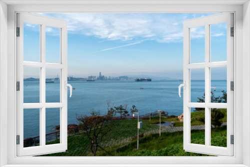 Fototapeta Naklejka Na Ścianę Okno 3D - Qingdao Urban Coast Line scenery
