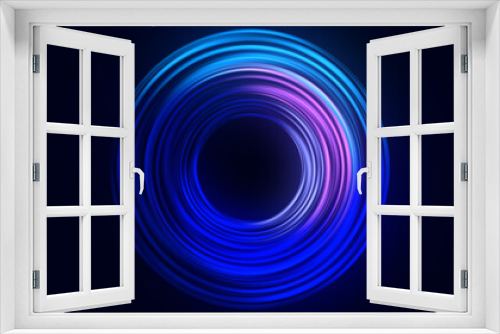 Fototapeta Naklejka Na Ścianę Okno 3D - abstract background with circles Energy