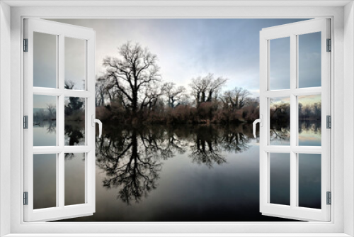 Fototapeta Naklejka Na Ścianę Okno 3D - Reflection