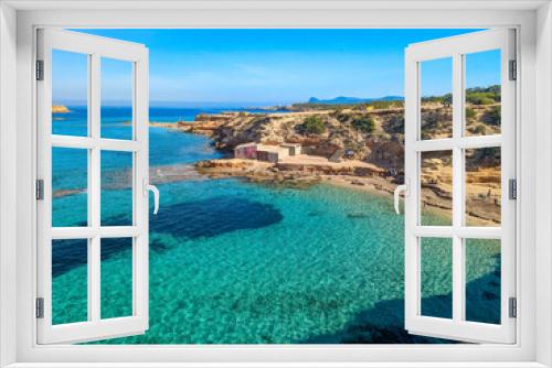 Fototapeta Naklejka Na Ścianę Okno 3D - Platges de Comte, North Ibiza, Baleares