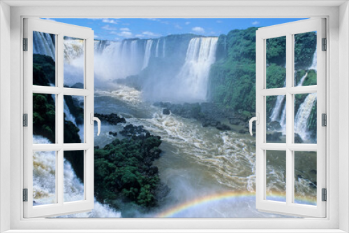 Fototapeta Naklejka Na Ścianę Okno 3D - Iguazu wasserfall