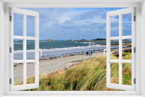 Fototapeta Naklejka Na Ścianę Okno 3D - Paysage de mer à Penvénan en Bretagne - France
