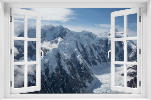 Fototapeta Naklejka Na Ścianę Okno 3D - mountains in denali national park in alaska