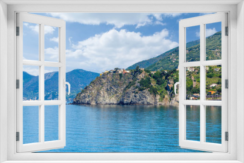 Fototapeta Naklejka Na Ścianę Okno 3D - Panorama of the coast of the Cinque Terre in Italy.