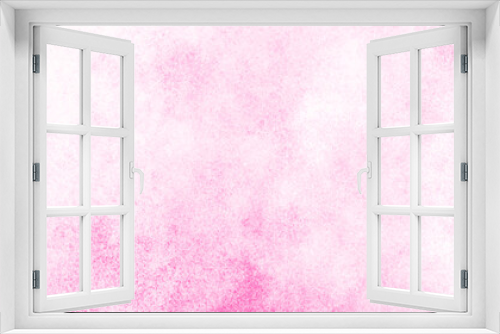 Soft pastel pink watercolor background painted on white paper texture, monochrome pink and white ink effect water color illustration. Abstract grunge pink shades watercolor background.	