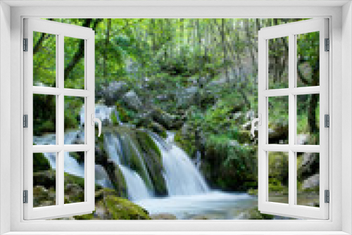 Fototapeta Naklejka Na Ścianę Okno 3D - Beautiful  waterfall