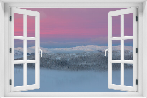 Fototapeta Naklejka Na Ścianę Okno 3D - Mountains landscape in Norway