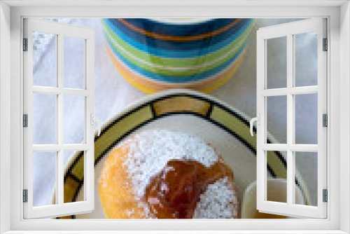 Fototapeta Naklejka Na Ścianę Okno 3D - Donuts