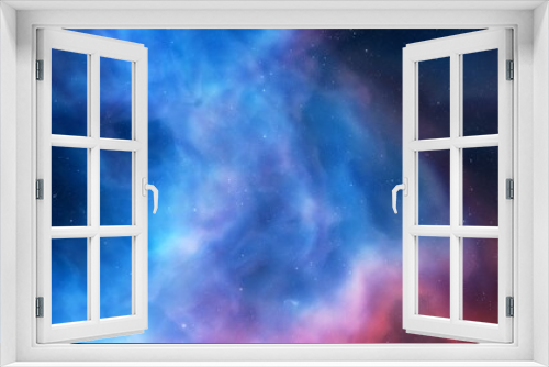 Fototapeta Naklejka Na Ścianę Okno 3D - Space nebula