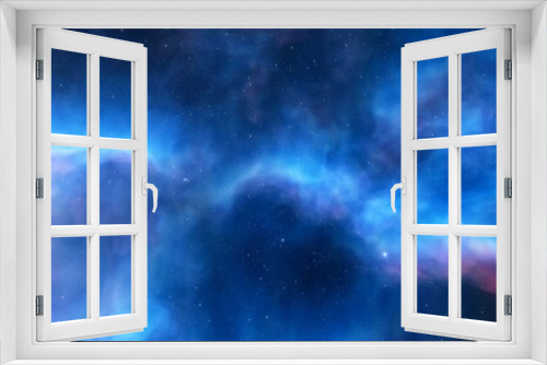 Fototapeta Naklejka Na Ścianę Okno 3D - Space nebula