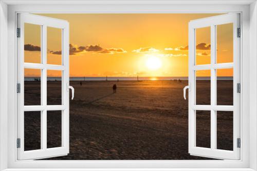 Fototapeta Naklejka Na Ścianę Okno 3D - Sunset in the North Sea