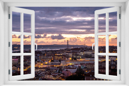 Fototapeta Naklejka Na Ścianę Okno 3D - Lisbon, Portugal
