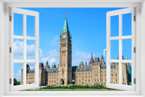 Fototapeta Naklejka Na Ścianę Okno 3D - Ottawa Parliament Hill building