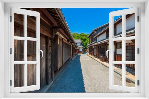Fototapeta Naklejka Na Ścianę Okno 3D - 香川県　笠島の町並み