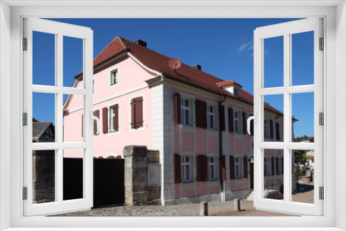 Fototapeta Naklejka Na Ścianę Okno 3D - Bürgerhaus in Solnhofen