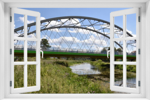 Fototapeta Naklejka Na Ścianę Okno 3D - woda, rzeka Supraśl, krajobraz, drzewa, lato, zieleń, bory, potok, podlaskie, 