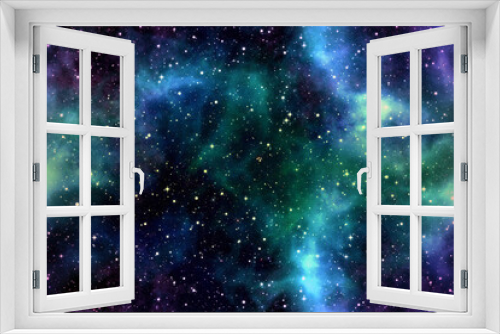 Fototapeta Naklejka Na Ścianę Okno 3D - Cosmic galaxy aether background  - night sky light backdrop -  universe space

