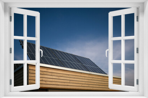 Fototapeta Naklejka Na Ścianę Okno 3D - photovoltaik renewable energy