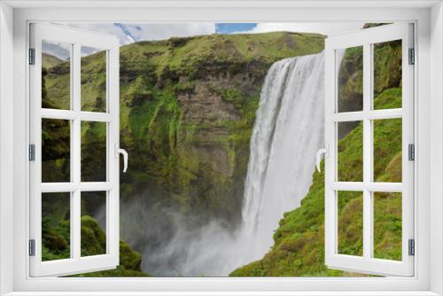 Fototapeta Naklejka Na Ścianę Okno 3D - Skogafoss waterfall
