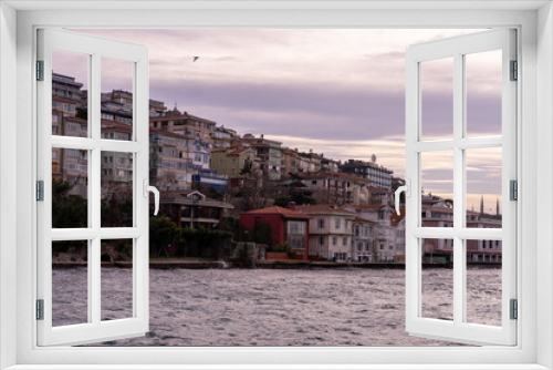 Fototapeta Naklejka Na Ścianę Okno 3D - Buildings on the banks of the Bosphorus