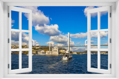 Fototapeta Naklejka Na Ścianę Okno 3D - Istanbul Bosporus strait beautiful views Turkey