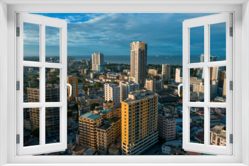 Fototapeta Naklejka Na Ścianę Okno 3D - Aerial of Dar es Salaam city in Tanzania