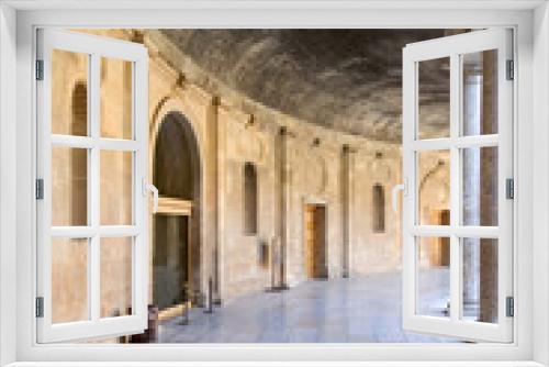 ancient arena in the alhambra palace in spain