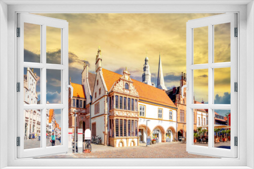 Fototapeta Naklejka Na Ścianę Okno 3D - Altstadt, Lemgo, Deutschland 