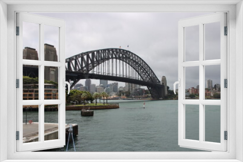 Fototapeta Naklejka Na Ścianę Okno 3D - Sydney Harbour Bridge, Sydney, New South Wales, Australia.