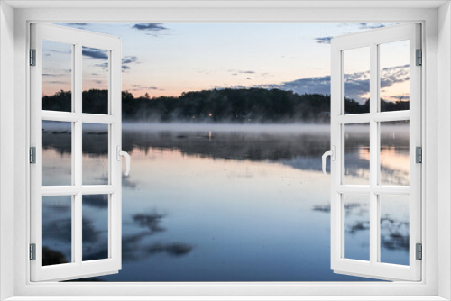 Fototapeta Naklejka Na Ścianę Okno 3D - Lake Morning