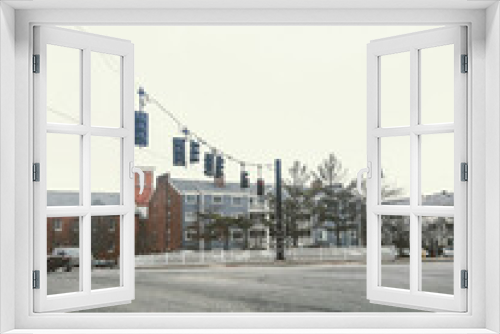 Fototapeta Naklejka Na Ścianę Okno 3D - street in boston