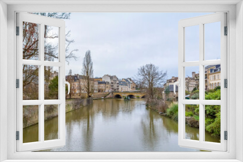 Fototapeta Naklejka Na Ścianę Okno 3D - Metz in France