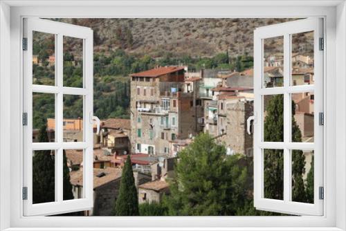 View from Villa d'Este to Tivoli, Lazio Italy