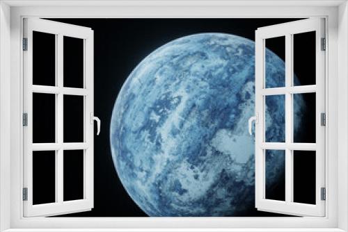 Fototapeta Naklejka Na Ścianę Okno 3D - Planet, space, 3d illustration, 3d rendering