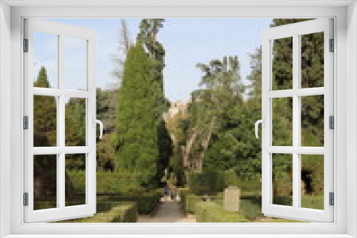 Fototapeta Naklejka Na Ścianę Okno 3D - Park Villa d'Este in Tivoli, Lazio Italy