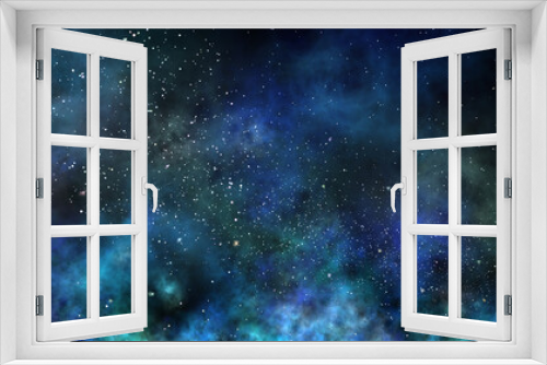 Fototapeta Naklejka Na Ścianę Okno 3D - Cosmic starry background