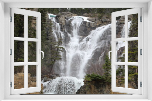 Fototapeta Naklejka Na Ścianę Okno 3D - Tangle Falls, Jasper National Park, Alberta