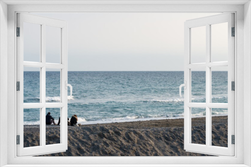 Fototapeta Naklejka Na Ścianę Okno 3D - lungo mare