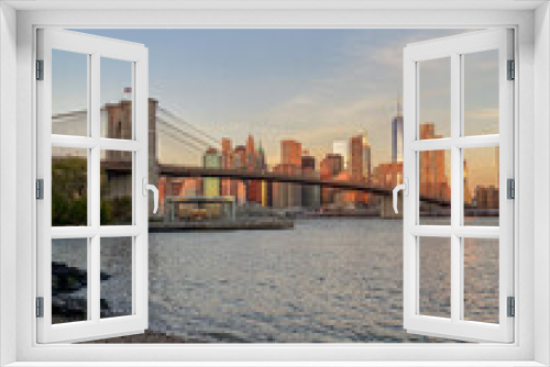 Fototapeta Naklejka Na Ścianę Okno 3D - New york city in den usa